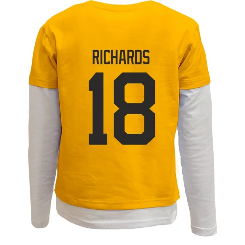 Комбинированный детский лонгслив Mike Richards