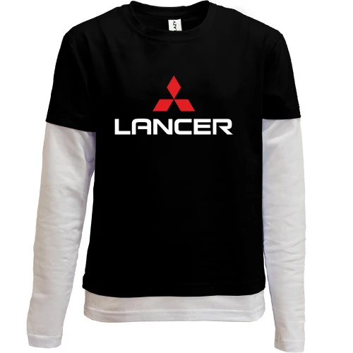 Комбинированный детский лонгслив Mitsubishi lancer