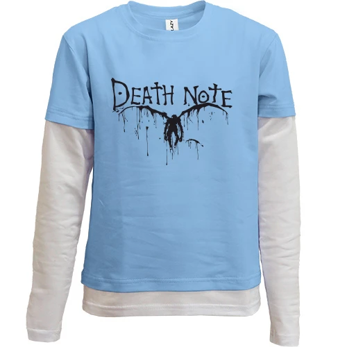Комбинированный детский лонгслив death note