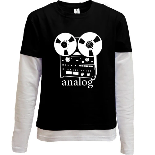 Комбінований дитячий лонгслів Analog