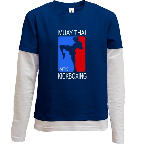 Комбинированный детский лонгслив Muay Thai Kickboxing