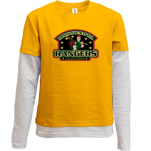 Комбинированный детский лонгслив minnesota rangers