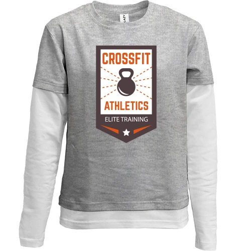 Комбинированный детский лонгслив crossfit athletics