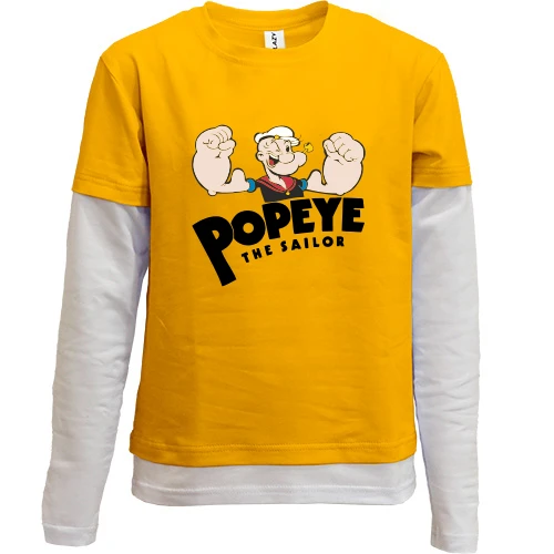 Комбінований дитячий лонгслів Popeye