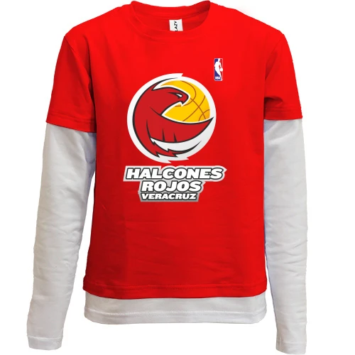 Комбинированный детский лонгслив Halcones Rojos