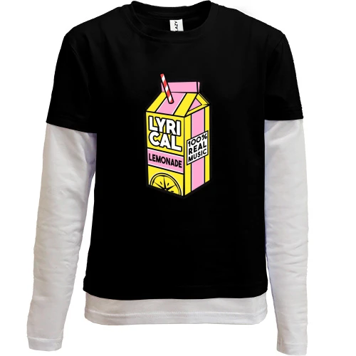 Комбинированный детский лонгслив Lyrical Lemonade (2)