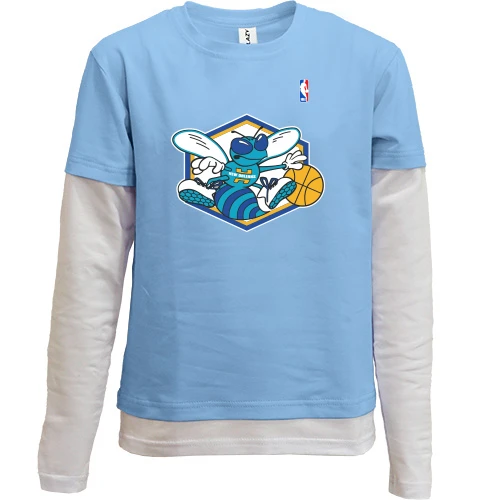 Комбинированный детский лонгслив New Orleans Hornets