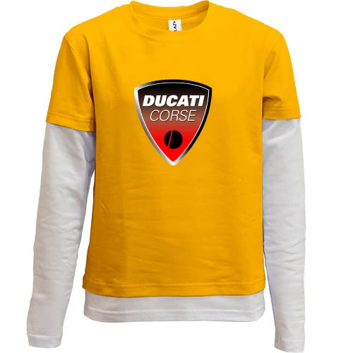 Комбинированный детский лонгслив Ducati Corse