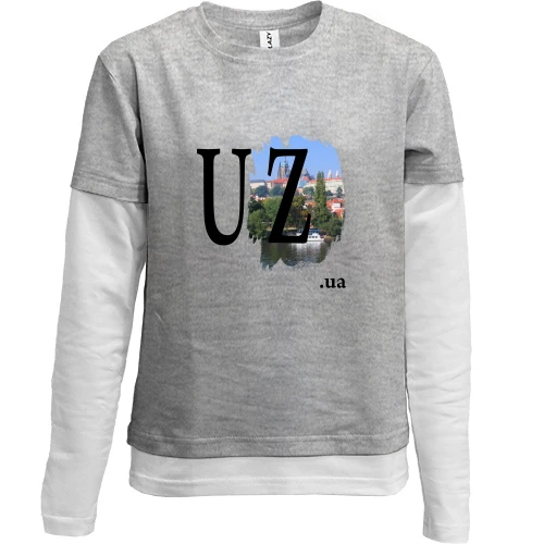 Комбинированный детский лонгслив uz.ua (Ужгород)