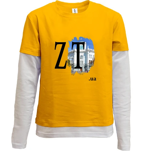 Комбинированный детский лонгслив zt.ua (Житомир)