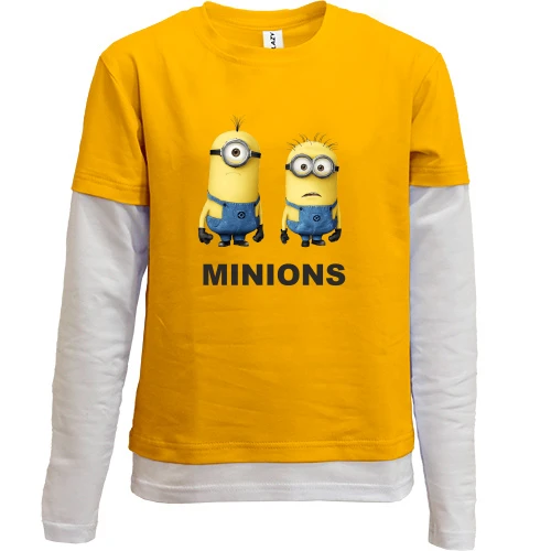 Комбінований дитячий лонгслів Minions