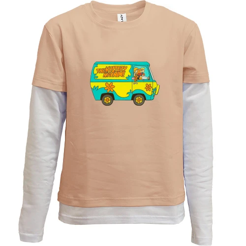 Комбинированный детский лонгслив The Mystery Machine