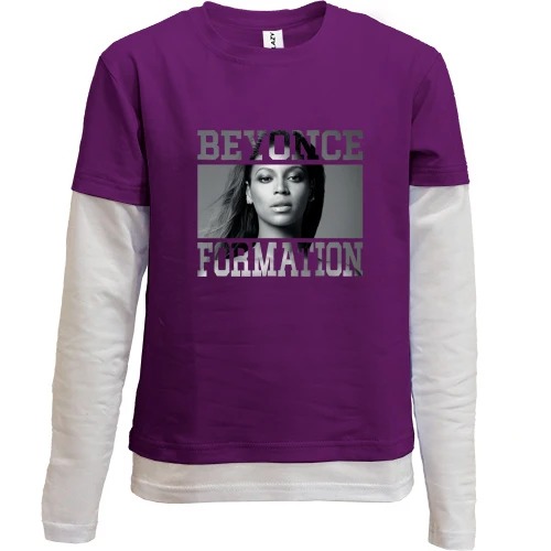 Комбинированный детский лонгслив Beyonce formation