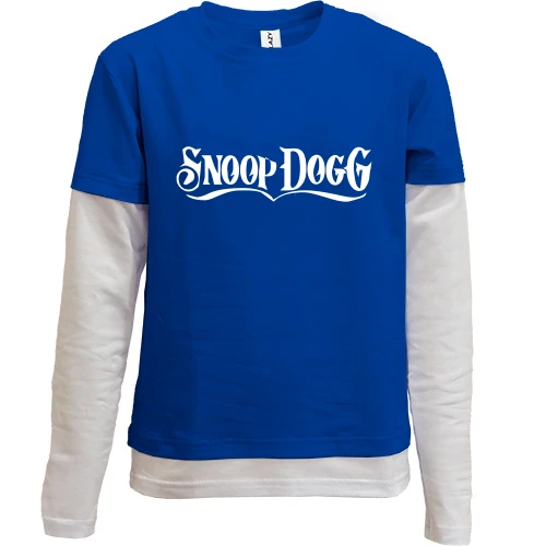 Комбинированный детский лонгслив Snoop Dogg