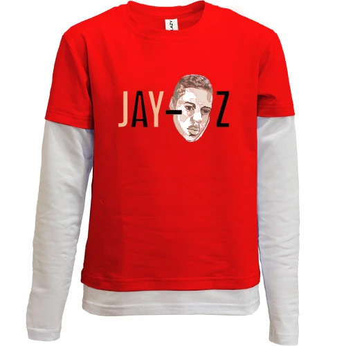 Комбинированный детский лонгслив JAY-Z