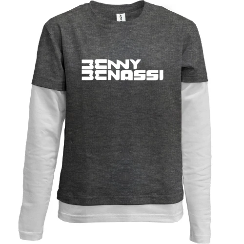 Комбинированный детский лонгслив Benny Benassi