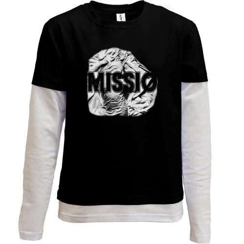 Комбинированный детский лонгслив MISSIO