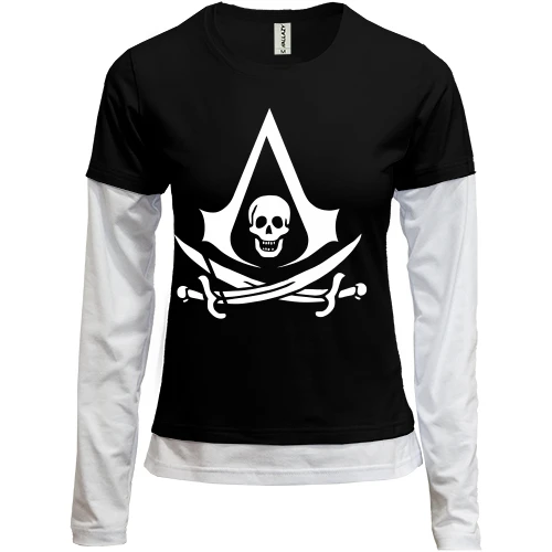 Женский лонгслив Комби с лого Assassin’s Creed 4