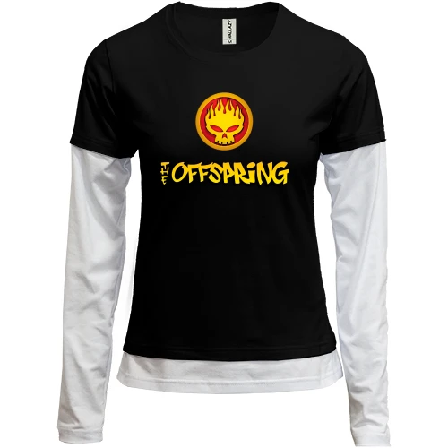 Женский лонгслив Комби, черный, The Offspring (d)