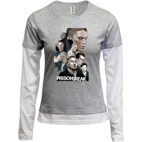 Женский лонгслив Комби Prison Break poster