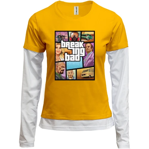 Женский лонгслив Комби Breaking Bad (в стиле GTA)