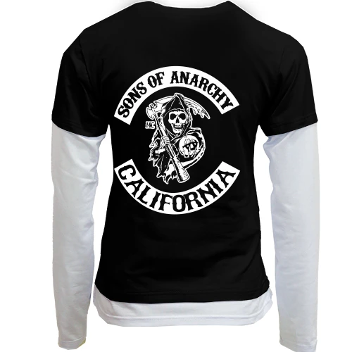 Женский лонгслив Комби Sons of Anarchy California