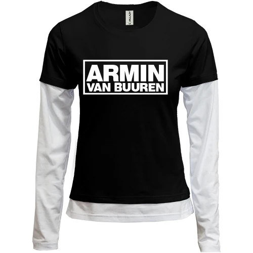 Женский лонгслив Комби Armin Van Buuren