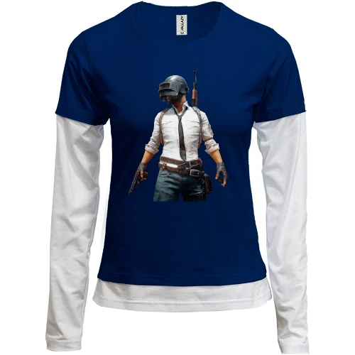 Женский лонгслив Комби PUBG boy