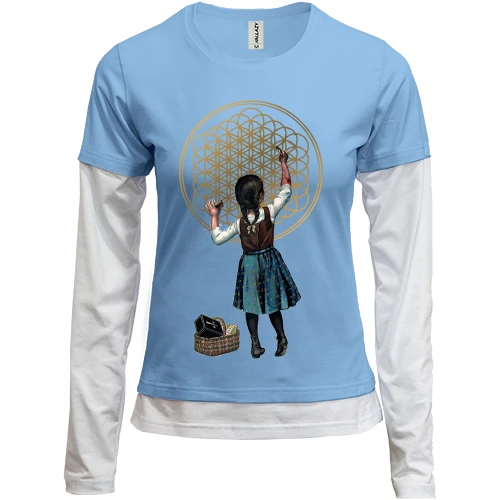 Женский лонгслив Комби c Bring me the horizon - Sempiternal (2)