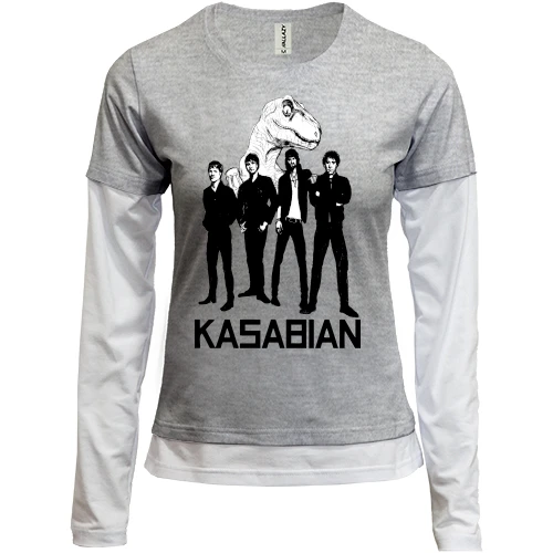 Женский лонгслив Комби Kasabian - Velociraptor! (2)