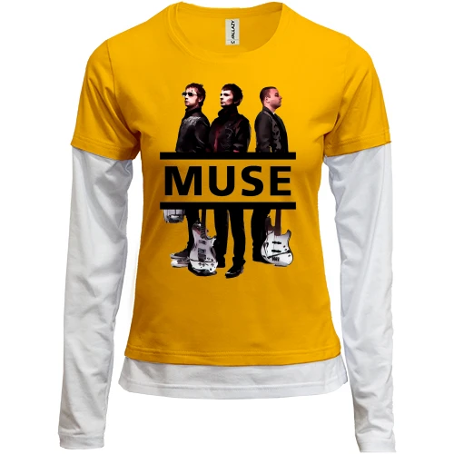 Женский лонгслив Комби Muse Band (арт)