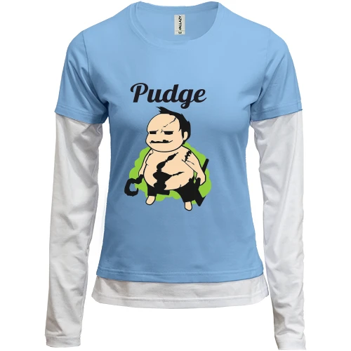 Женский лонгслив Комби Pudge Dota 2