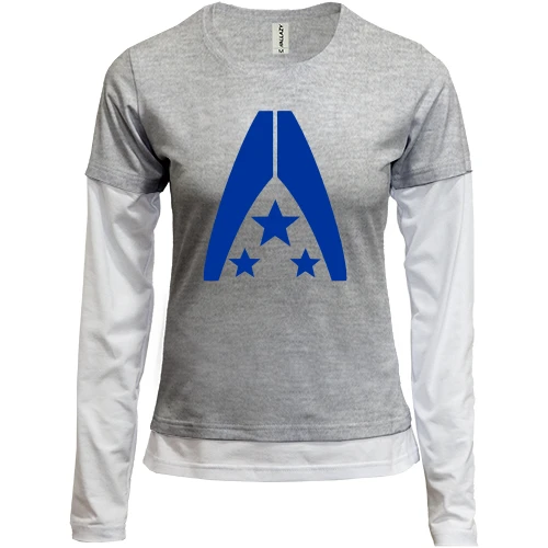 Женский лонгслив Комби Mass Effect Alliance