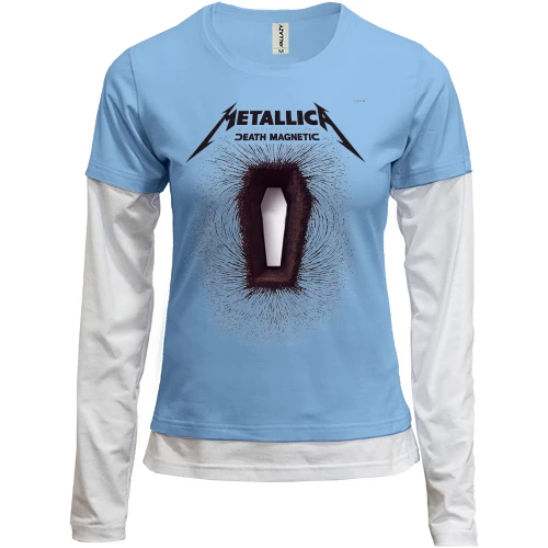 Женский лонгслив Комби Metallica - Death Magnetic (2)