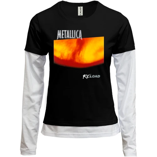 Женский лонгслив Комби Metallica - ReLoad