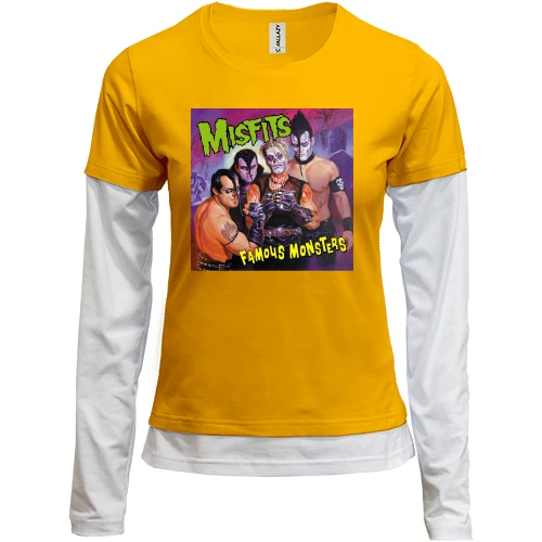 Женский лонгслив Комби Misfits - Famous Monsters
