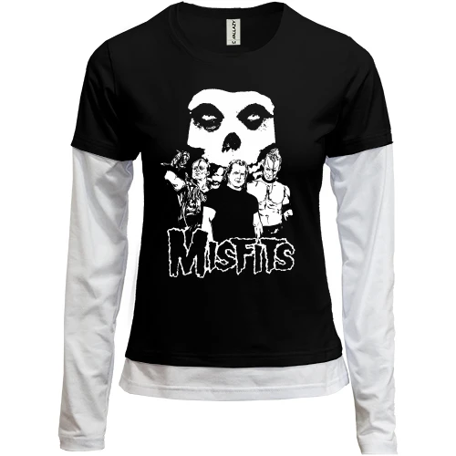 Женский лонгслив Комби Misfits Band (2)