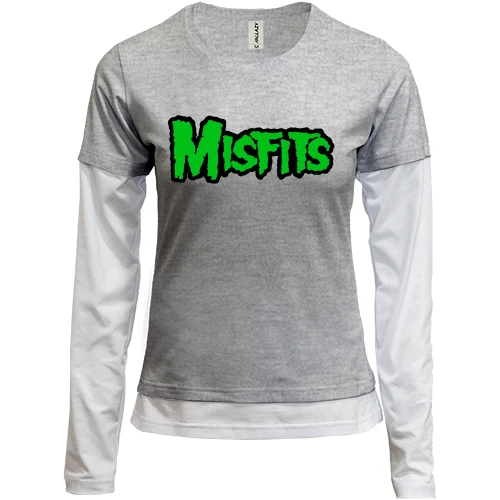 Женский лонгслив Комби The Misfits Logo