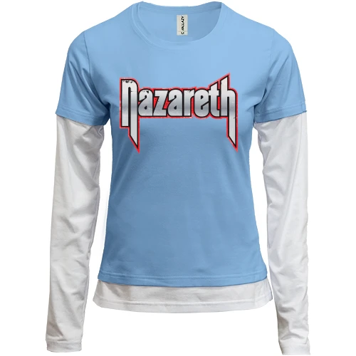 Женский лонгслив Комби Nazareth Logo