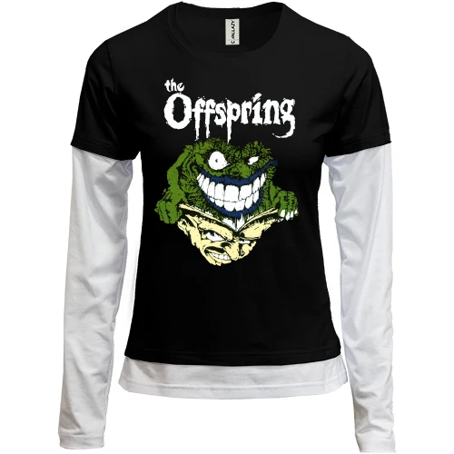 Женский лонгслив Комби, Черный, The Offspring Art