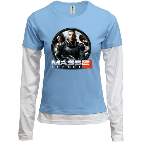Женский лонгслив Комби Mass Effect 2