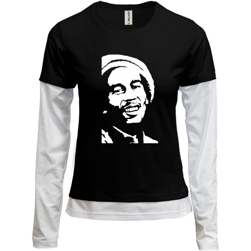 Женский лонгслив Комби Bob Marley (2)