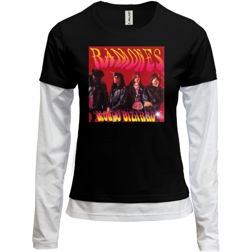 Женский лонгслив Комби Ramones - Mondo Bizarro