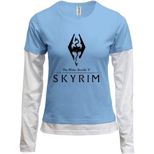 Женский лонгслив Комби The Elder Scrolls V: Skyrim