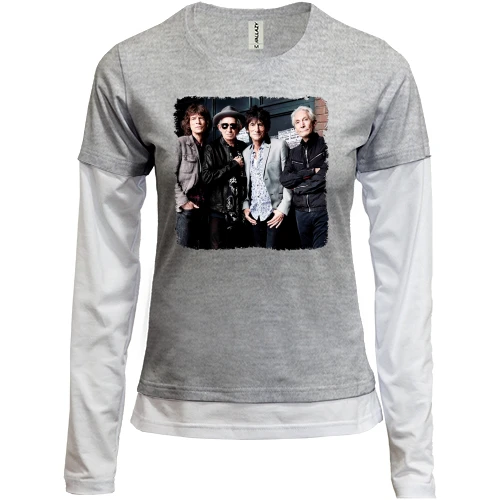 Женский лонгслив Комби Rolling Stones Band