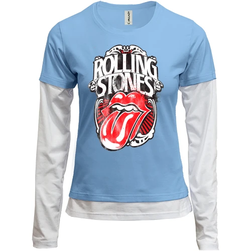 Женский лонгслив Комби Rolling Stones ART