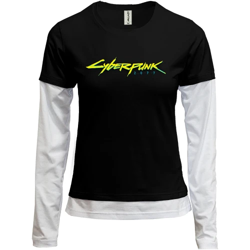 Женский лонгслив Комби Cyberpunk 2077