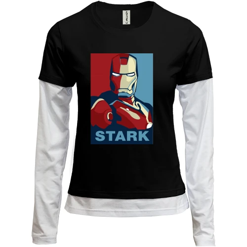 Женский лонгслив Комби STARK