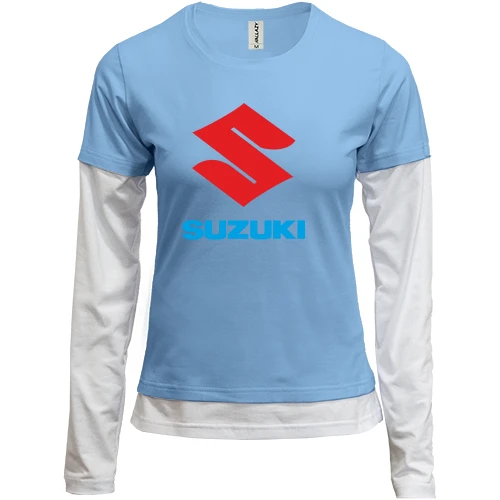 Женский лонгслив Комби SUZUKI
