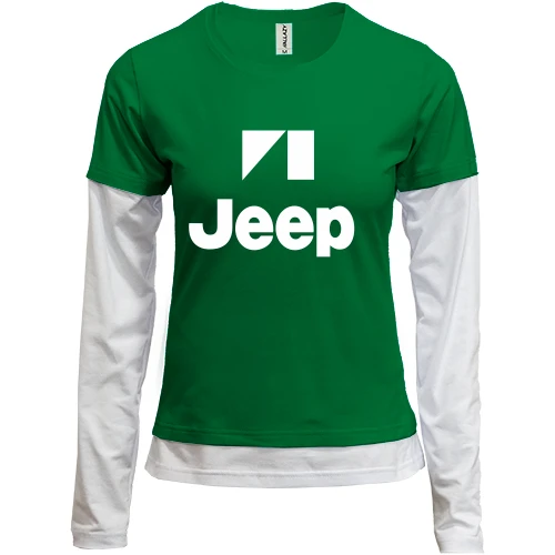 Жіночий лонгслів Комбі, Чорний, Jeep (2)
